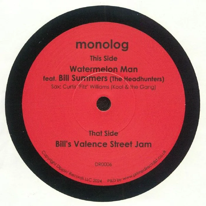 Front cover — MONOLOG — Watermelon Man