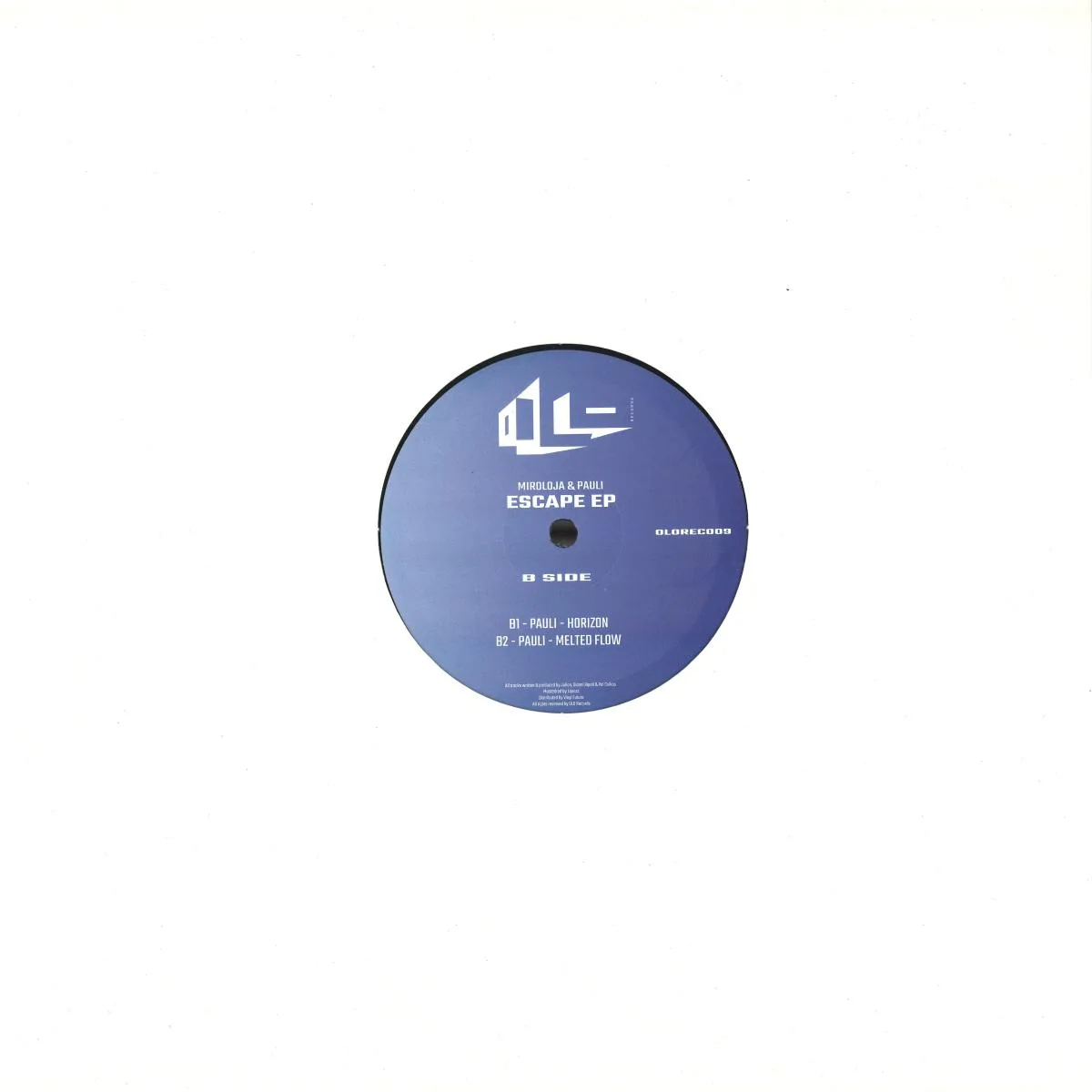 Back cover — Miroloja & Pauli — Escape EP