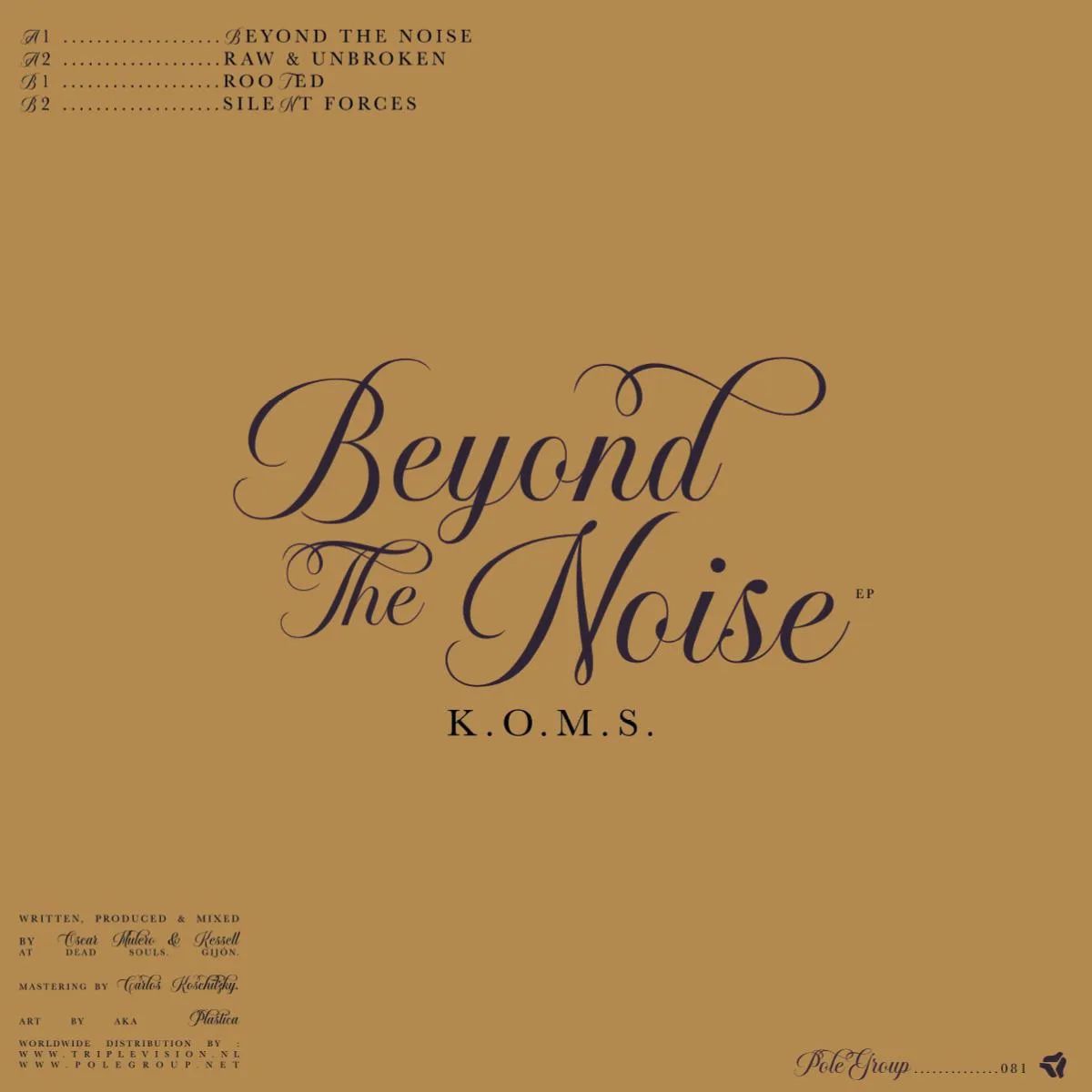 Обратная сторона обложки — K.O.M.S. — Beyond The Noise EP