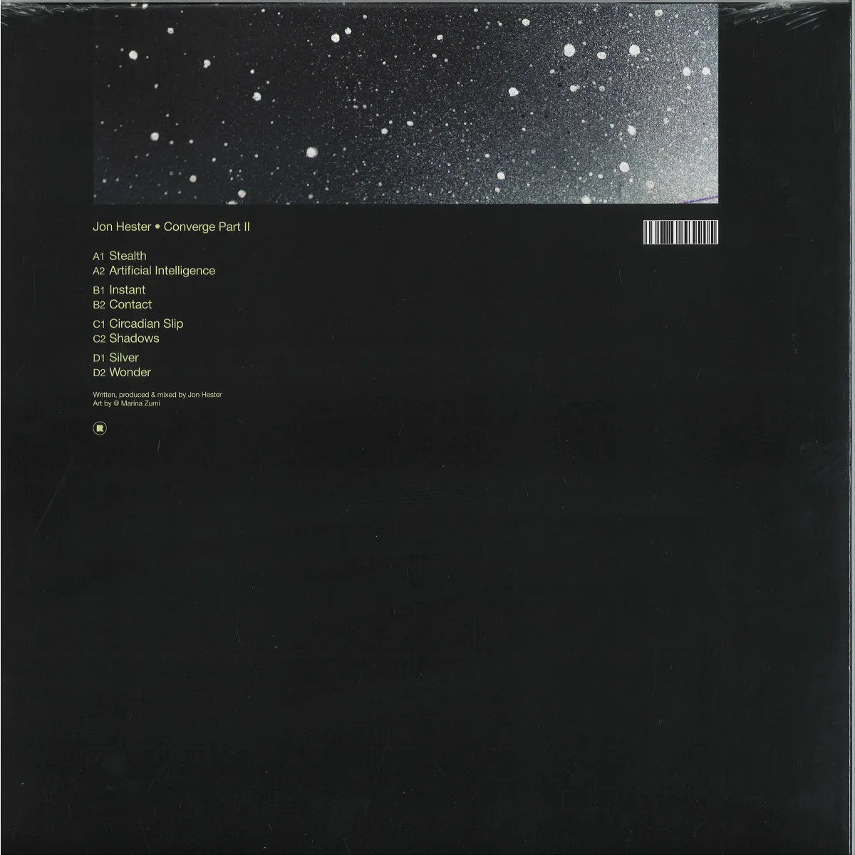 Обратная сторона обложки — Jon Hester — Converge Part II (2x12")