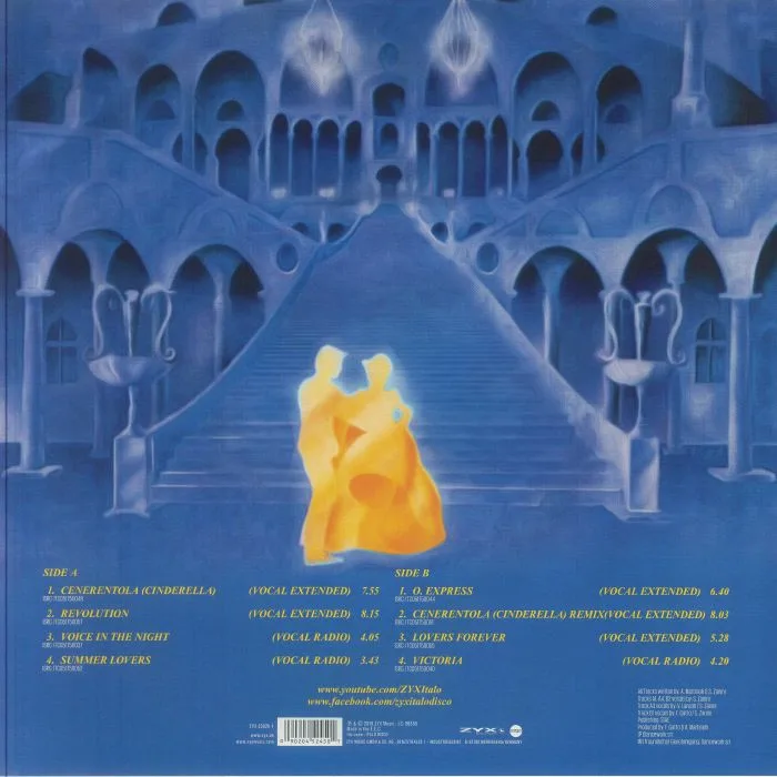 Обратная сторона обложки — MARTINELLI — Greatest Hits & Remixes