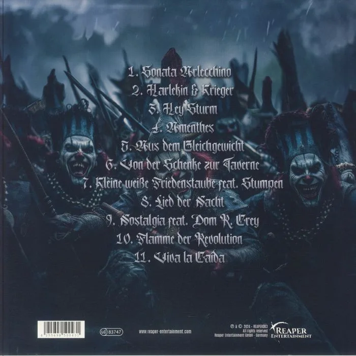Back cover — ROBSE — Harlekin & Krieger