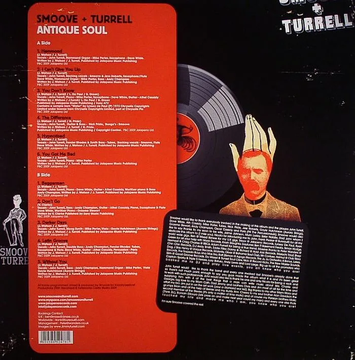 Back cover — SMOOVE / TURRELL — Antique Soul (reissue)