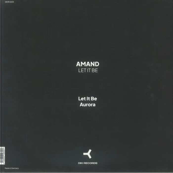 Обратная сторона обложки — AMAND — Let It Be