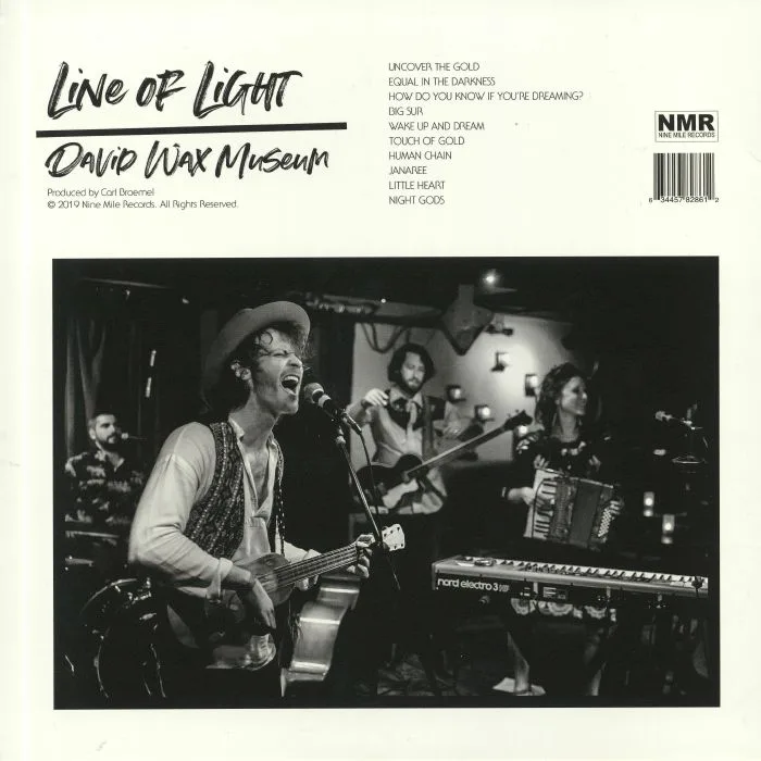 Back cover — DAVID WAX MUSEUM — Line Of Light