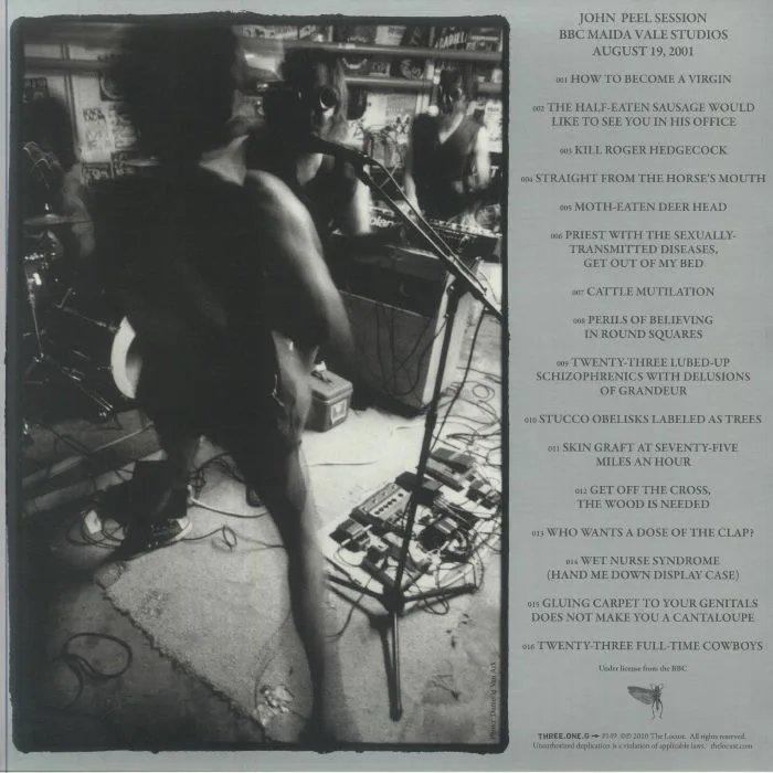 Back cover — The LOCUST — The Peel Sessions