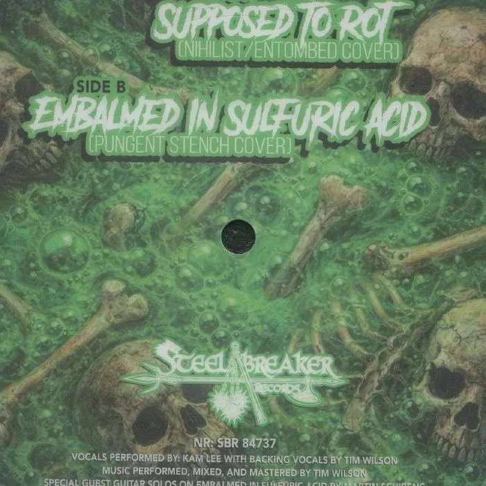 Back cover — MASSACRE — Rot In Acid