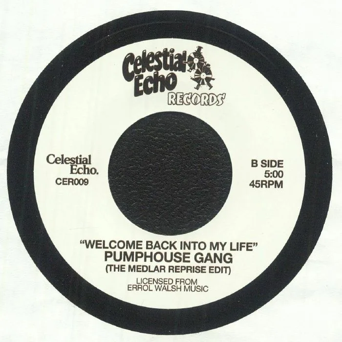 Back cover — PUMPHOUSE GANG — Welcome Back Into My Life