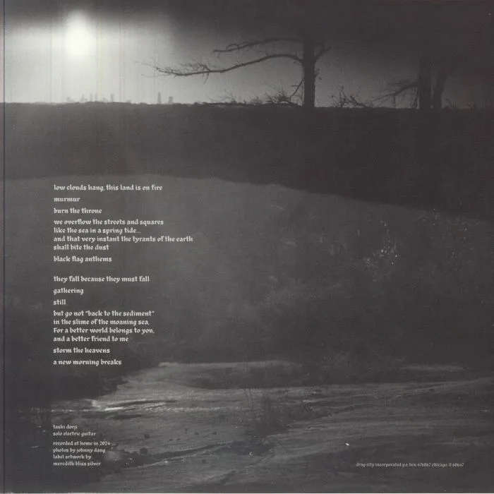 Back cover — Tashi DORJI — Low Clouds Hang This Land Is On Fire