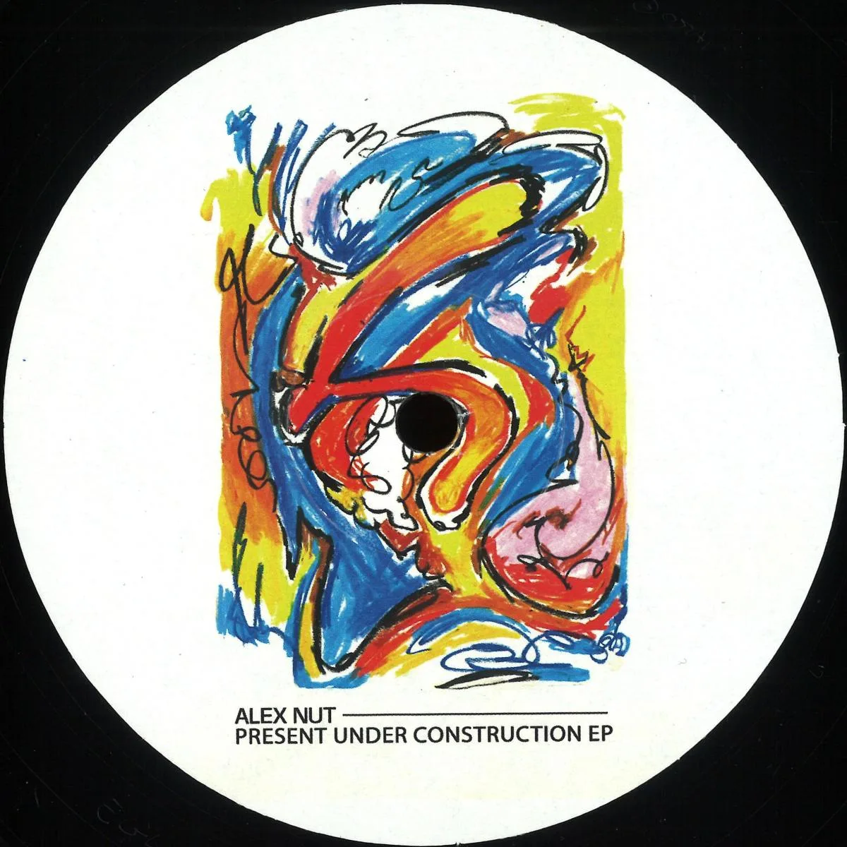 Front cover — Alex Nut, Patrice Scott & Last Nubian — Present Under Construction EP