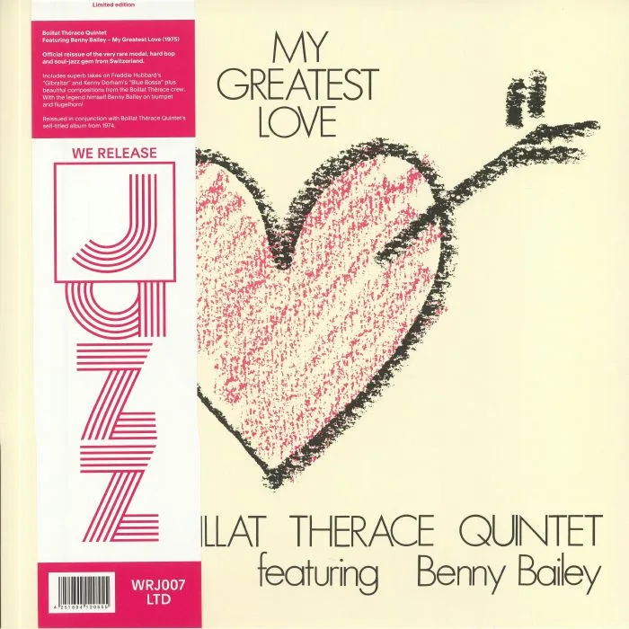 Лицевая сторона обложки — BOILLAT THERACE QUINTET feat BENNY BAILEY — My Greatest Love