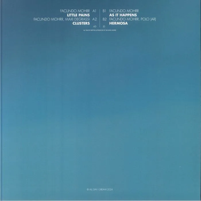 Back cover — Facundo MOHRR — Hermosa