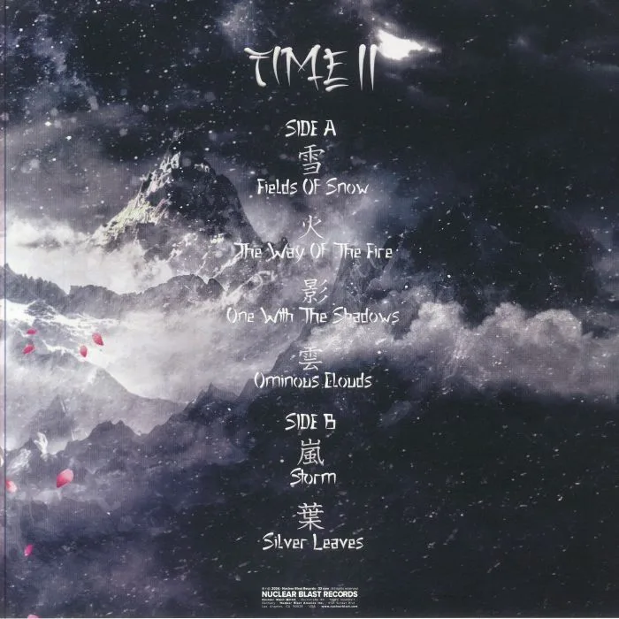Обратная сторона обложки — WINTERSUN — Time II