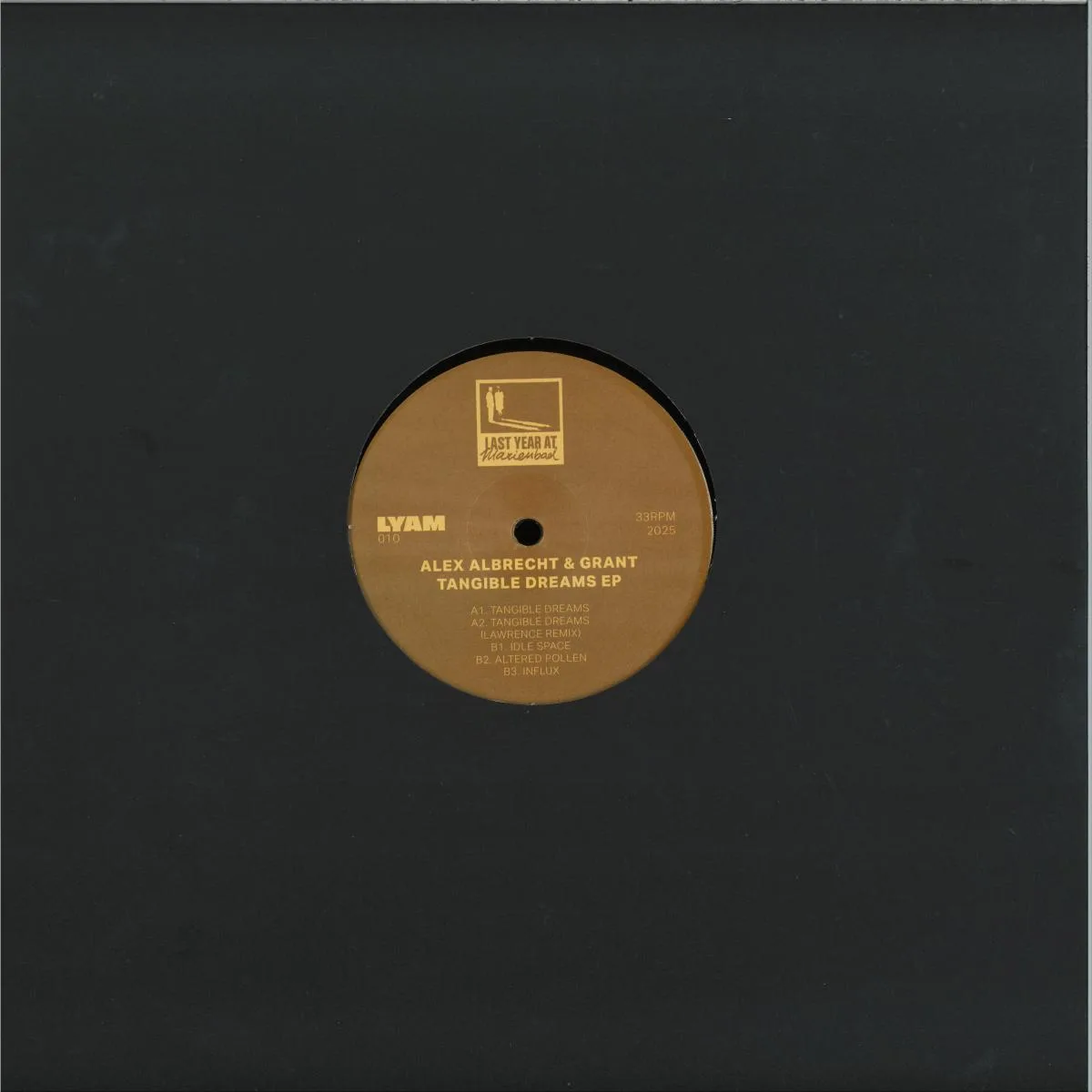 Back cover — Alex Albrecht & Grant — Tangible Dreams EP