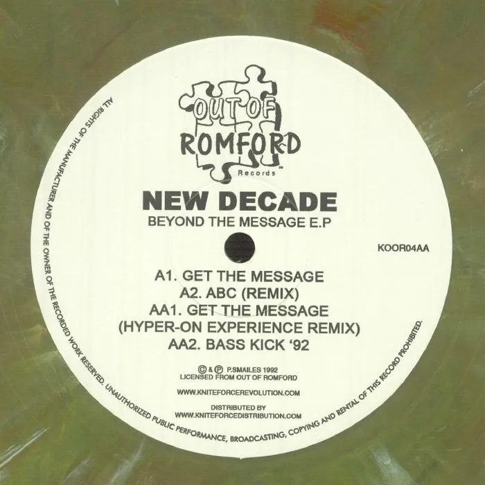 Front cover — NEW DECADE — Beyond The Message