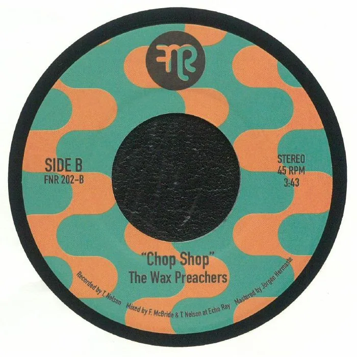 Обратная сторона обложки — The WAX PREACHERS — Eugene's Groove