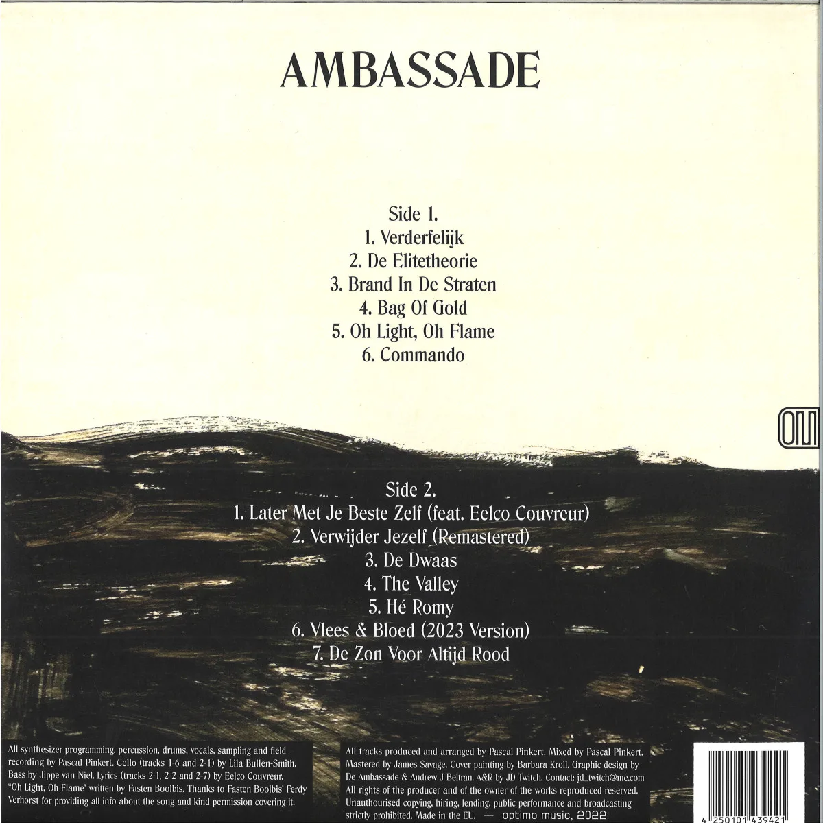 Обратная сторона обложки — De Ambassade — The Fool