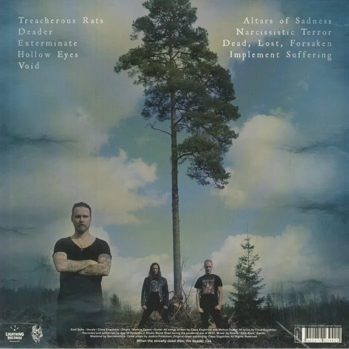 Back cover — AGE OF DYSTOPIA — Age Of Dystopia