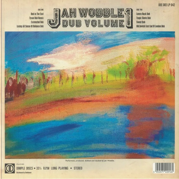 Back cover — JAH WOBBLE — Dub Volume 1