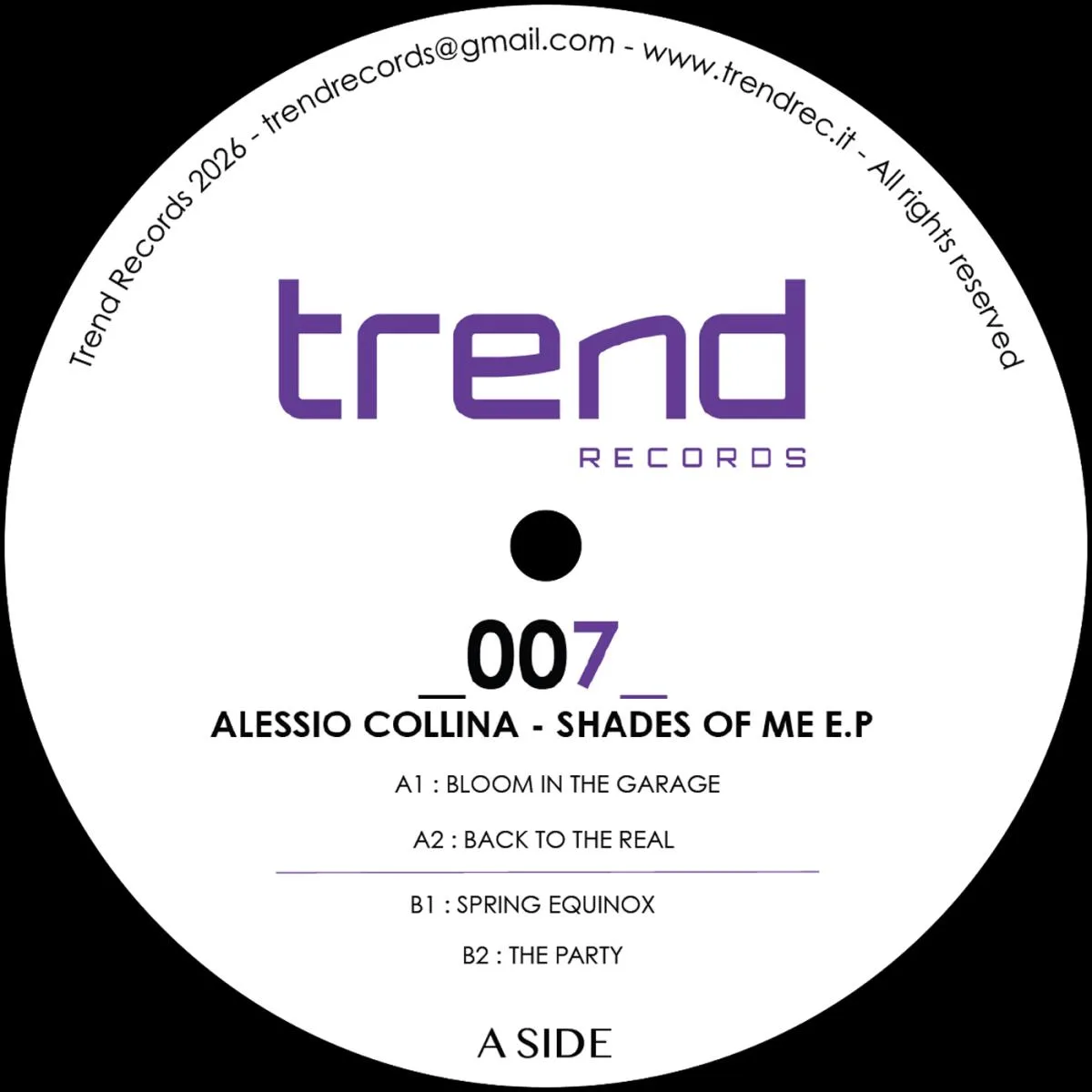Front cover — Alessio Collina — Shades Of Me E.P.
