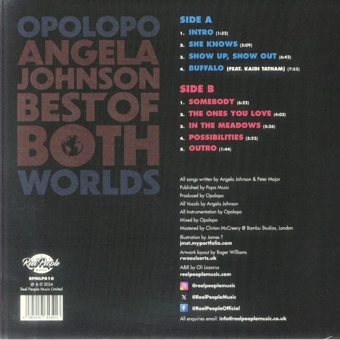 Back cover — OPOLOPO / ANGELA JOHNSON — Best Of Both Worlds