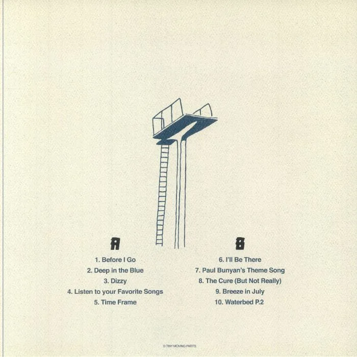 Back cover — TINY MOVING PARTS — Deep In The Blue
