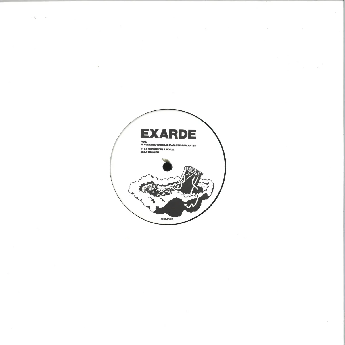 Обратная сторона обложки — Fakk — El Cementerio De Las Máquinas Parlantes LP 2x12"