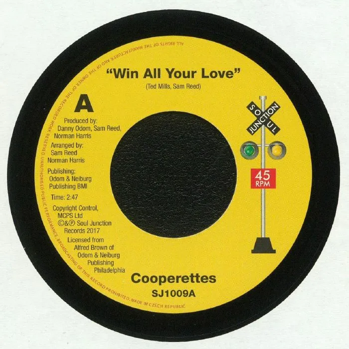 Лицевая сторона обложки — COOPERETTES / THE TOPPIKS — Win All Your Love