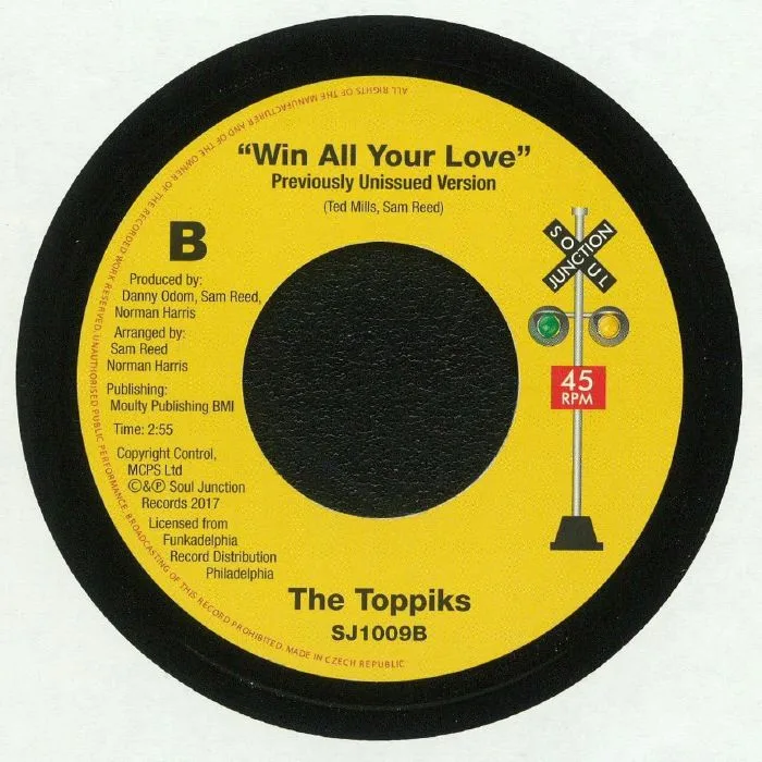 Обратная сторона обложки — COOPERETTES / THE TOPPIKS — Win All Your Love