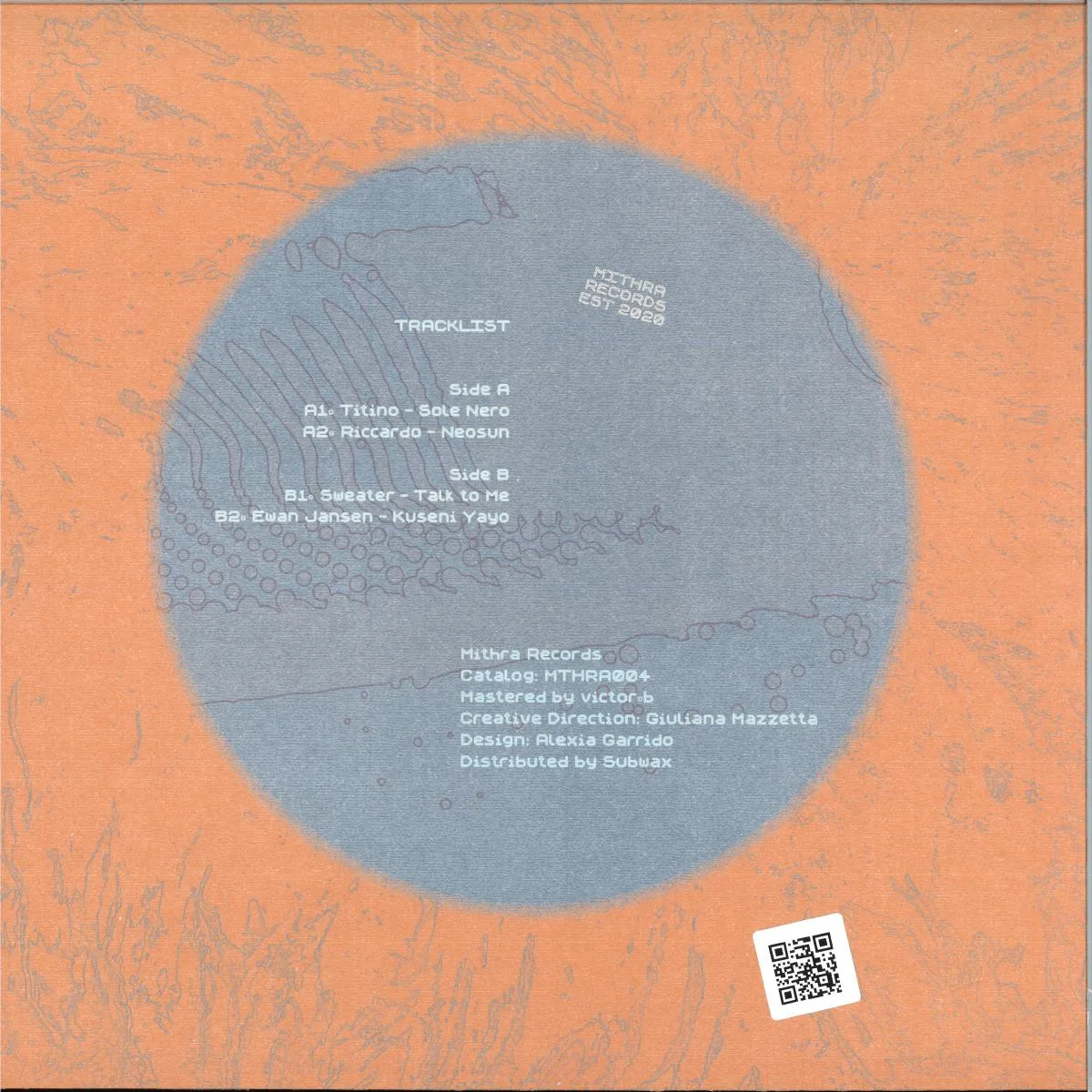 Обратная сторона обложки — Various — MITHRA004