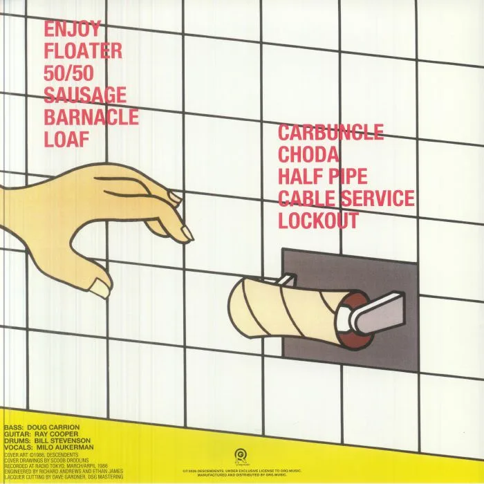 Back cover — DESCENDENTS — Enjoy! (40th Anniversary Edition)