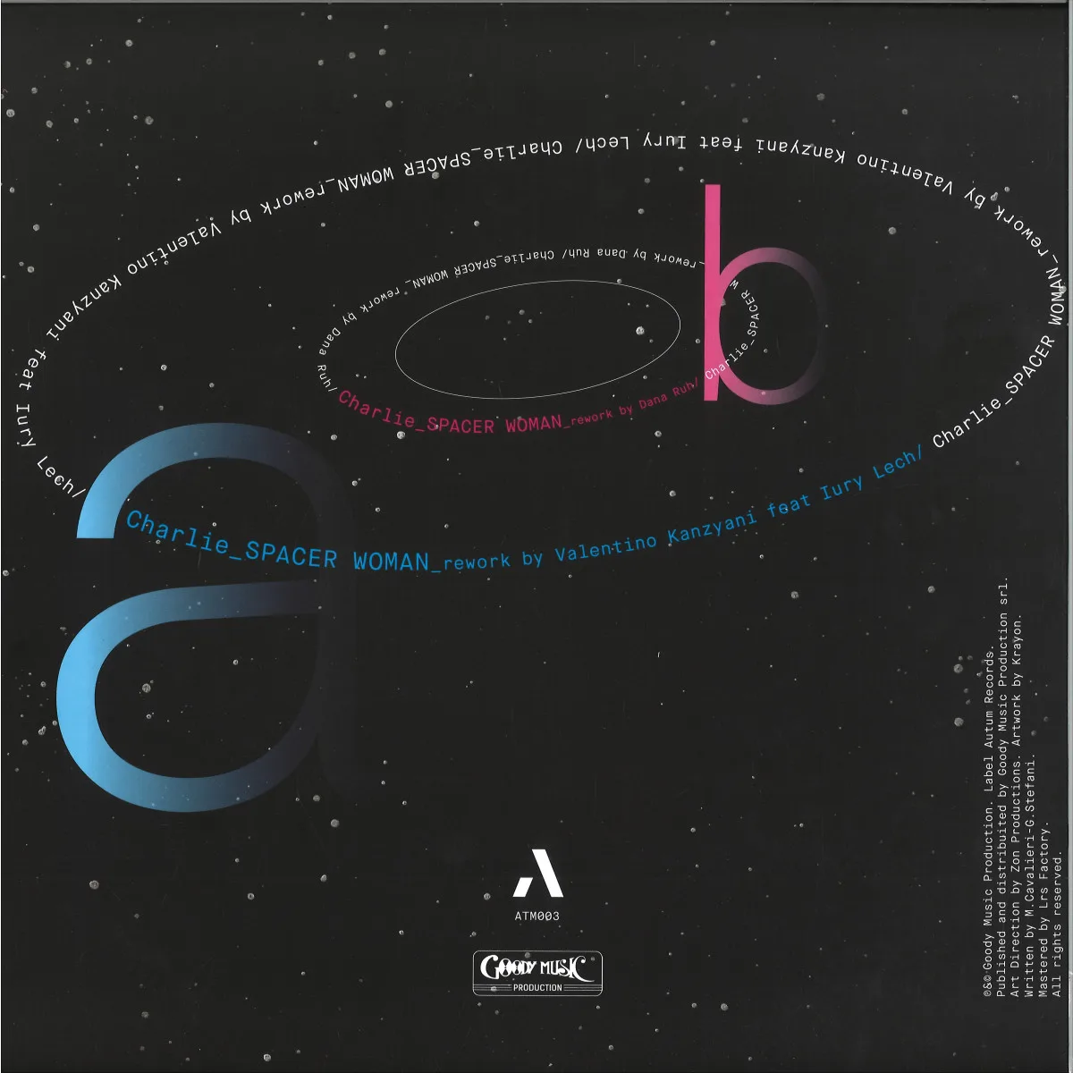 Обратная сторона обложки — CHARLIE — Spacer Woman (Reworked)