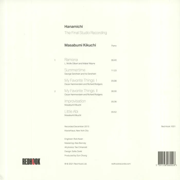 Обратная сторона обложки — Masabumi KIKUCHI — Hanamichi: The Final Studio Recording