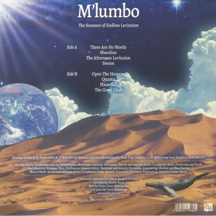 Back cover — M'LUMBO — The Summer Of Endless Levitation