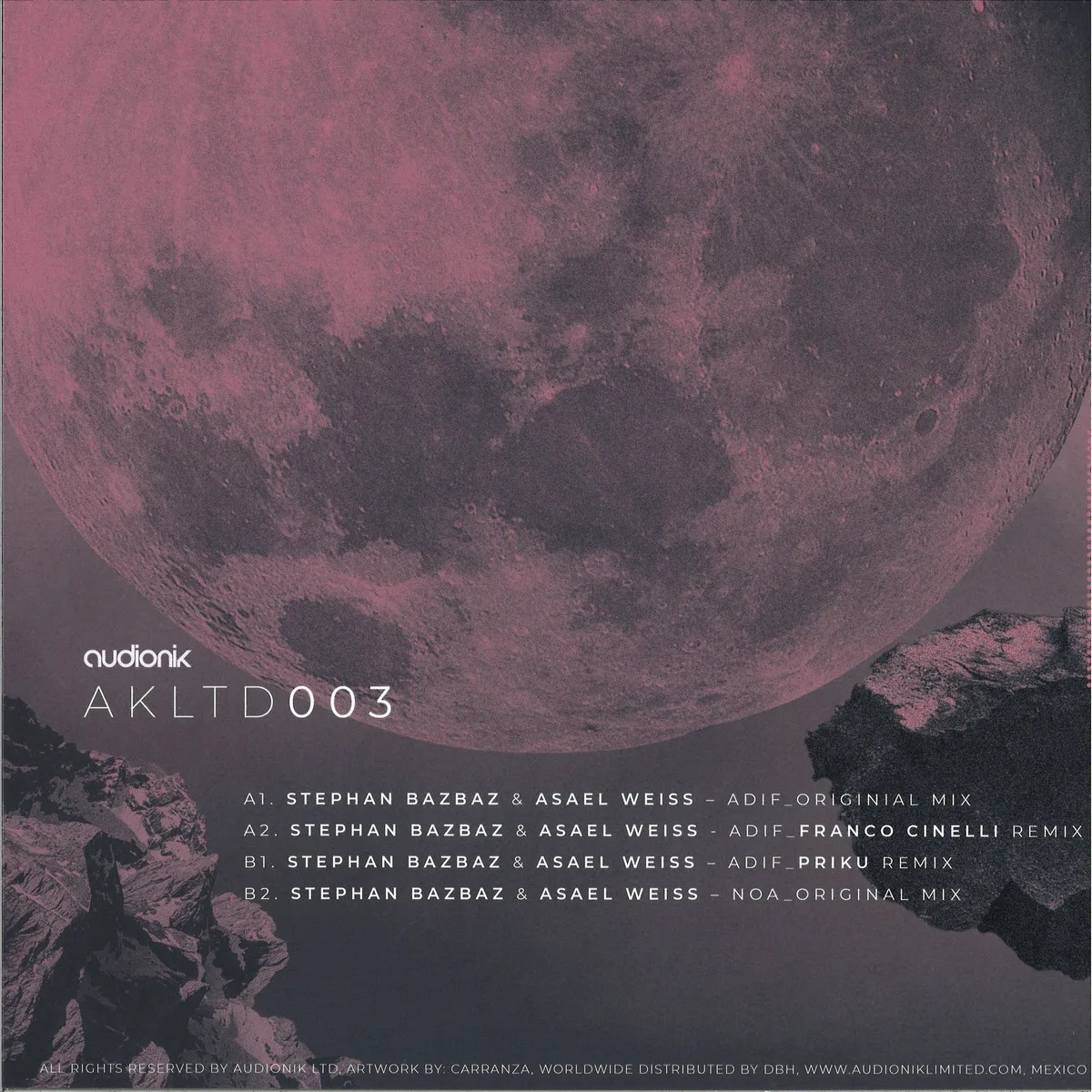 Back cover — Stephan Bazbaz&Asael Weiss — Adif EP
