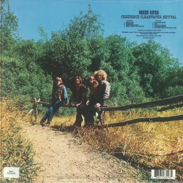 Обратная сторона обложки — CREEDENCE CLEARWATER REVIVAL — Green River (reissue)