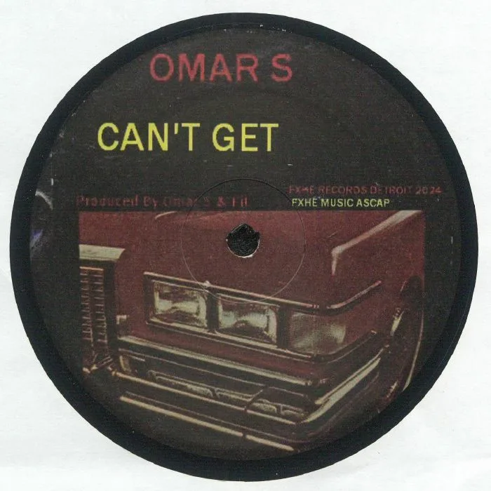 Лицевая сторона обложки — OMAR S — Can't Get