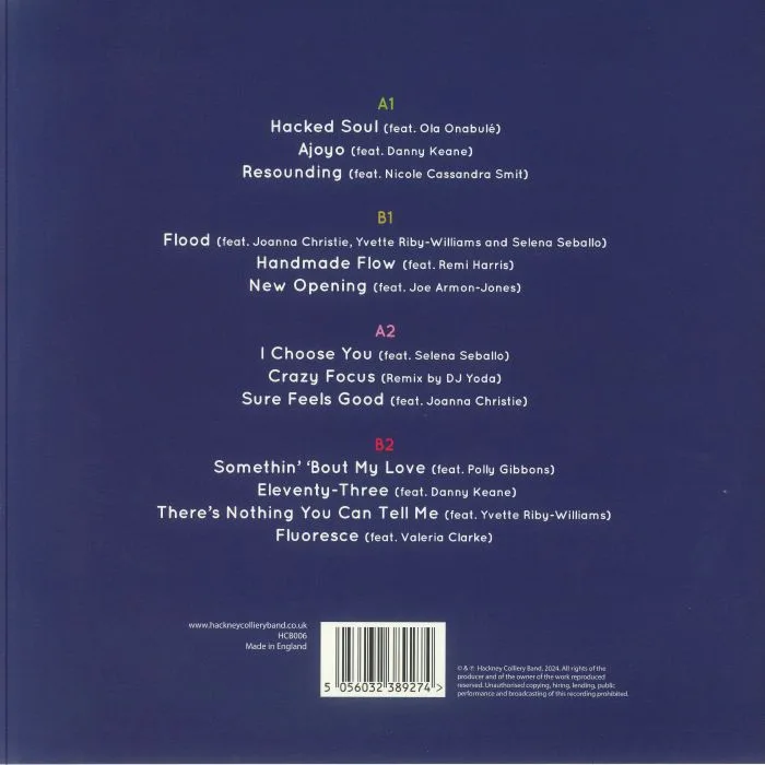 Back cover — HACKNEY COLLIERY BAND — Collaborations : Volume 2