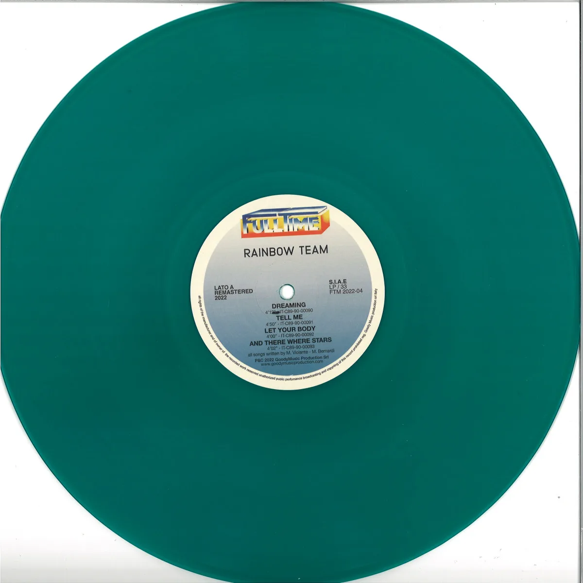 Rainbow Team — RAINBOW TEAM LP