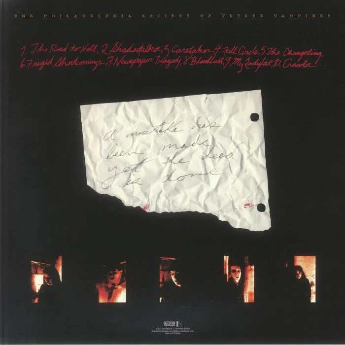 Обратная сторона обложки — INK & DAGGER — Drive This Seven Inch Wooden Stake Through My Philadelphia Heart (remastered)