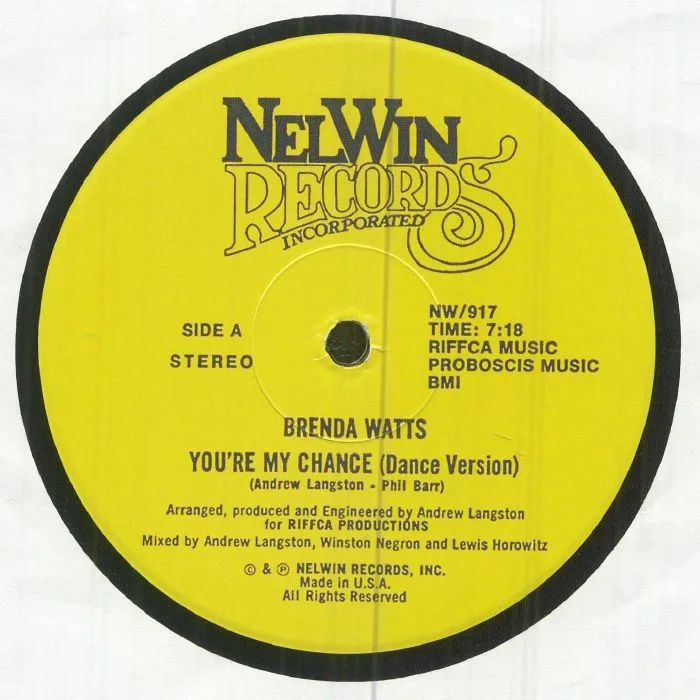 Brenda WATTS — You're My Chance (reissue)