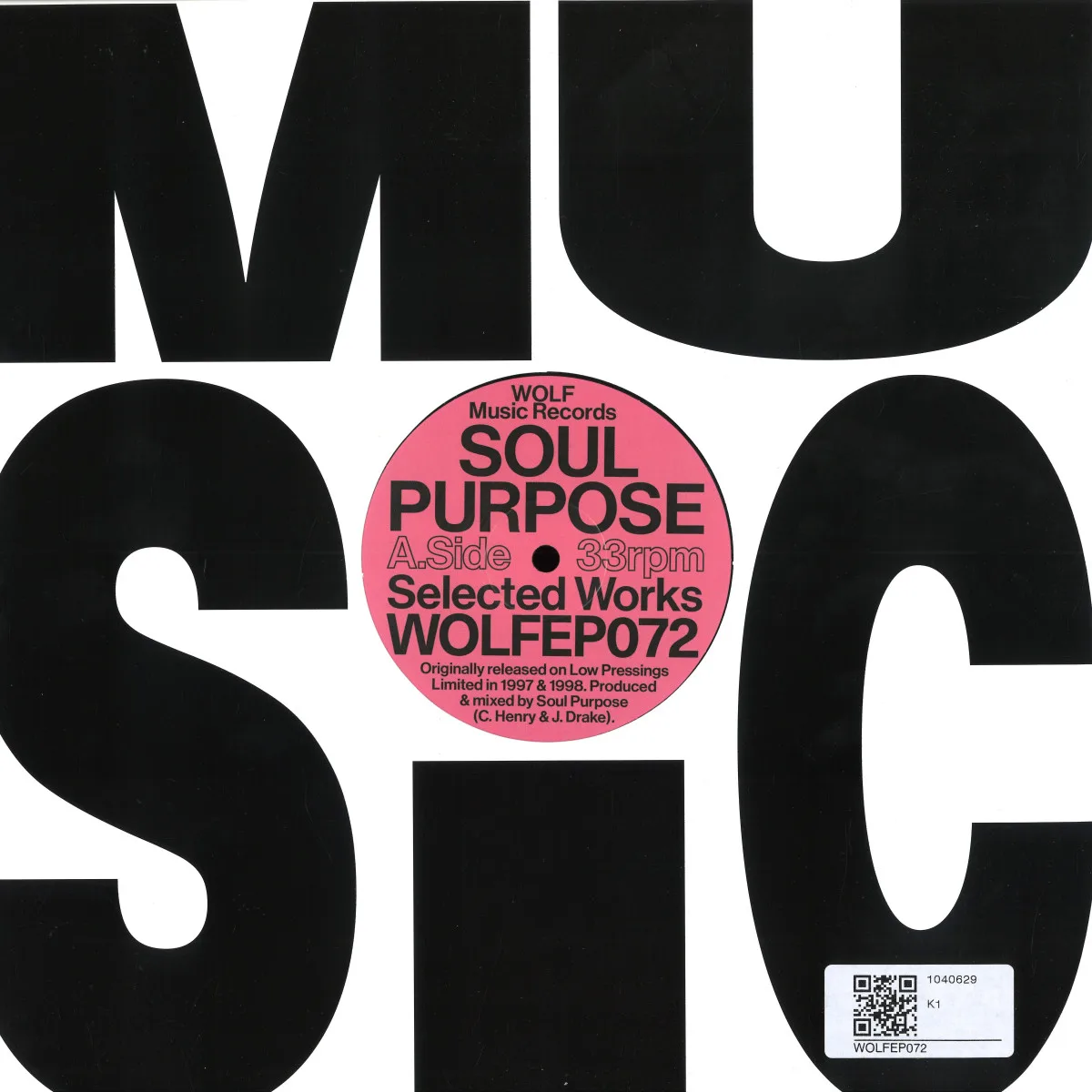 Back cover — Soul Purpose — Selected Works