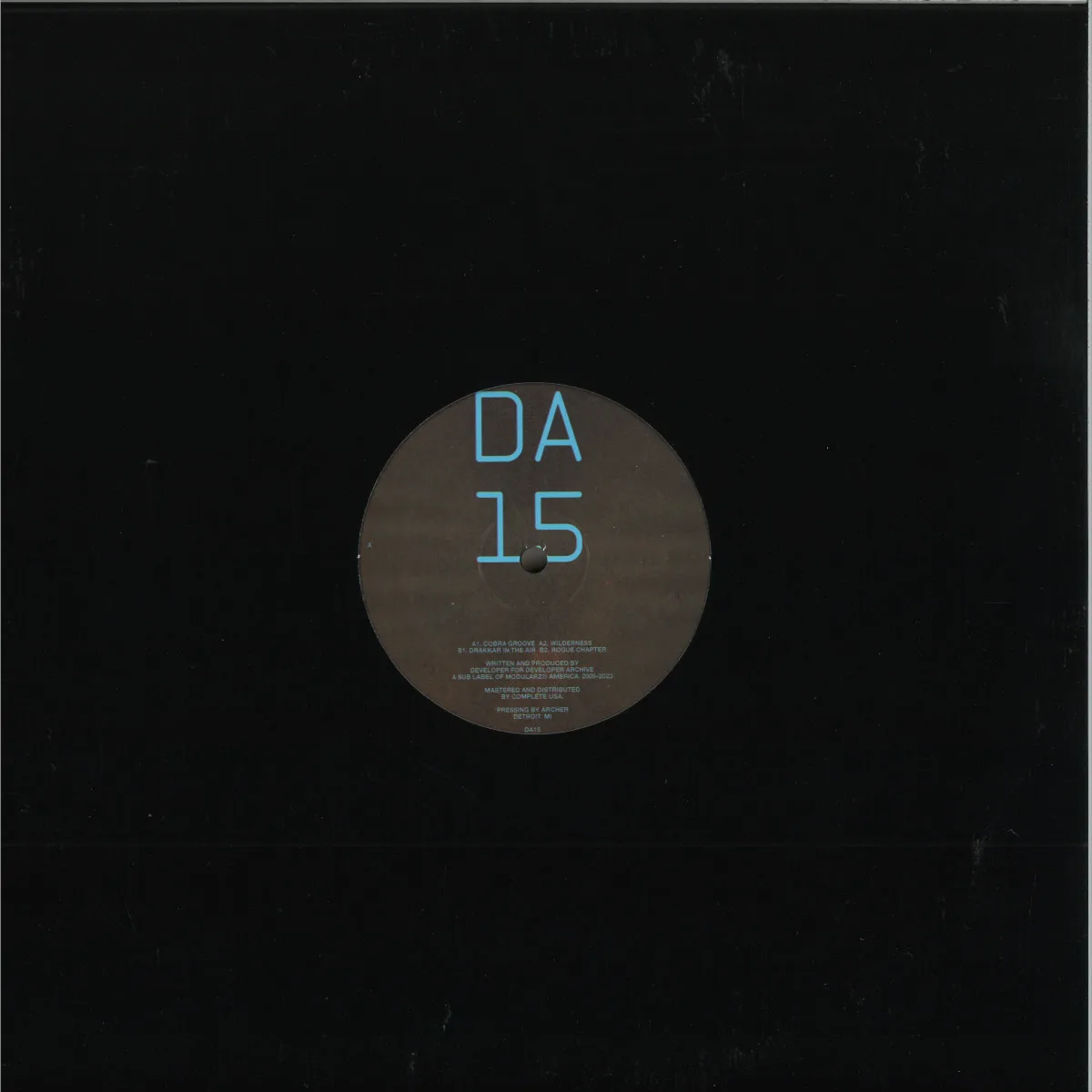 Back cover — Developer — Archive 015