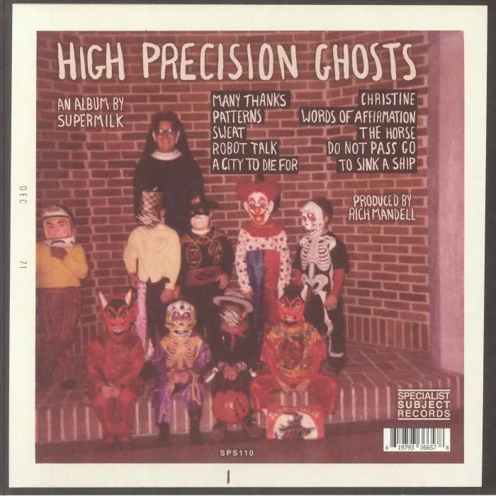Обратная сторона обложки — SUPERMILK — High Precision Ghosts