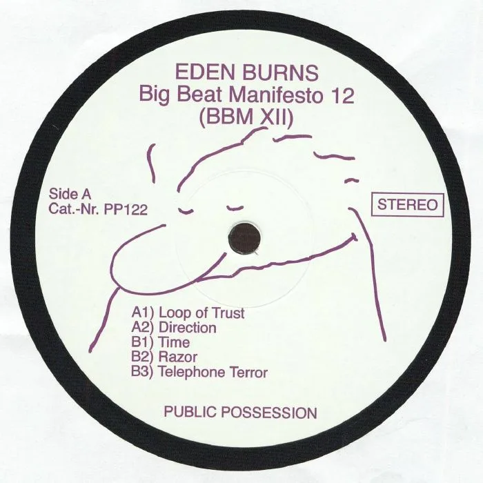 Front cover — Eden BURNS — Big Beat Manifesto Vol XII