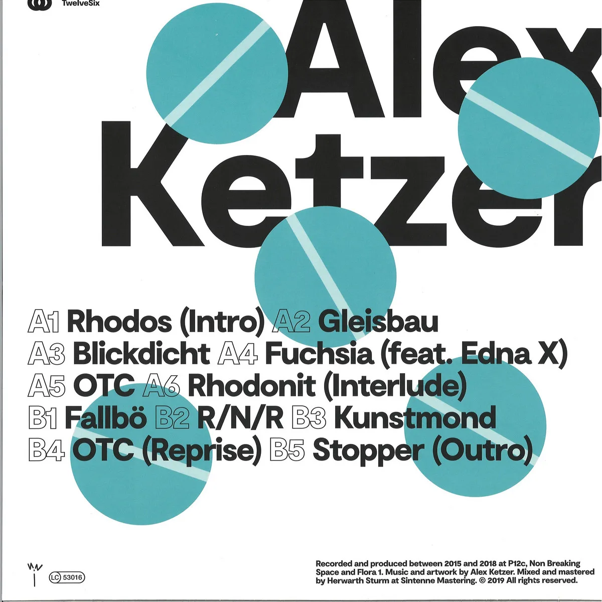 Back cover — Alex Ketzer — OTC LP