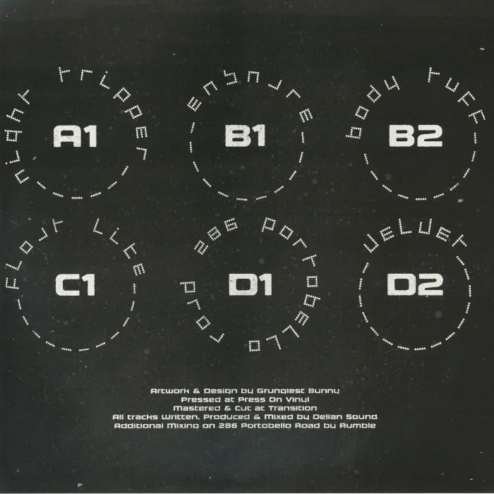 Обратная сторона обложки — DELIAN SOUND — Night Tripper