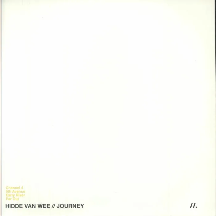 Back cover — Hidde VAN WEE — Journey