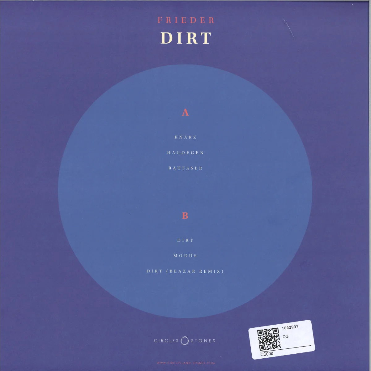Back cover — Frieder — Dirt