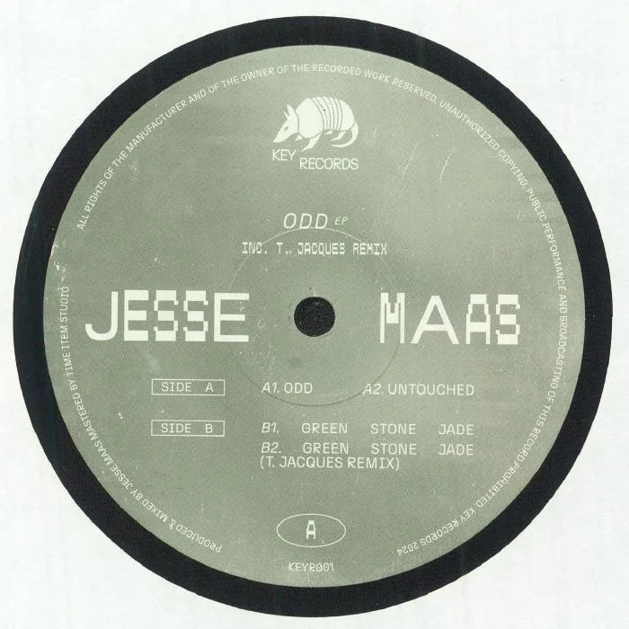Лицевая сторона обложки — Jesse MAAS — Odd EP